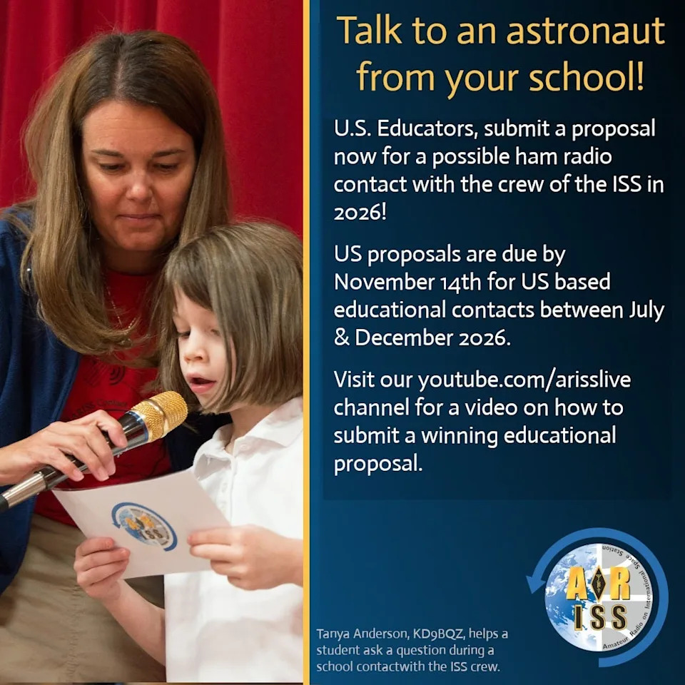 Lewis Center Students To Speak Live With Astronauts Aboard the ISS — Rare Second ARISS Selection - Image 2