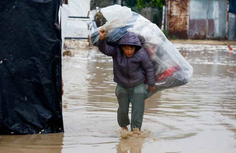 Storm Byron Kills At Least 14 In Gaza As Makeshift Shelters Collapse, Thousands At Risk - Image 1