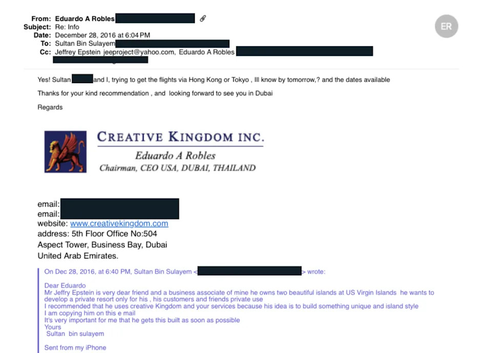 Leaked Emails Show Epstein Tried to Turn His Virgin Islands Into A Private Luxury Resort - Image 1