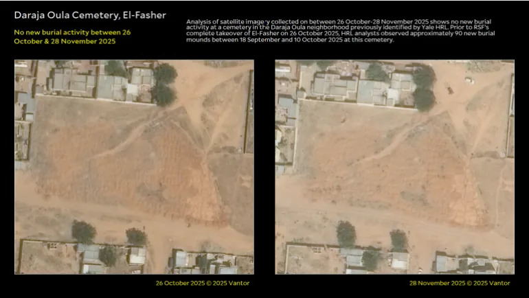 Yale Report: RSF Carried Out Systematic Mass Killings in el‑Fasher and Sought To Hide Evidence - Image 1
