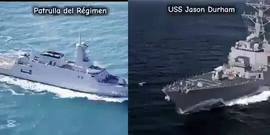 Fact Check: Viral Video of Venezuelan Patrol Guaiquerí and US Destroyer Is a Parody - Image 1