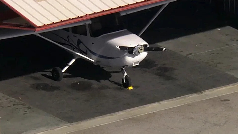 Stolen Cessna Crashes Into Hangar at Van Nuys Airport; Suspect Arrested - Image 2
