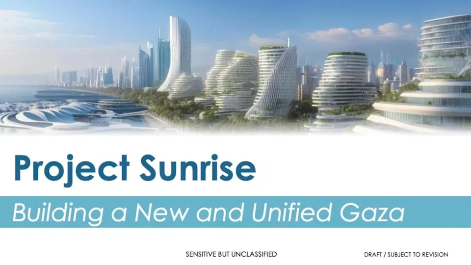 Kushner’s $112.1B “Project Sunrise”: A High‑Tech Gaza Rebuild Faces Political and Practical Barriers - Image 1