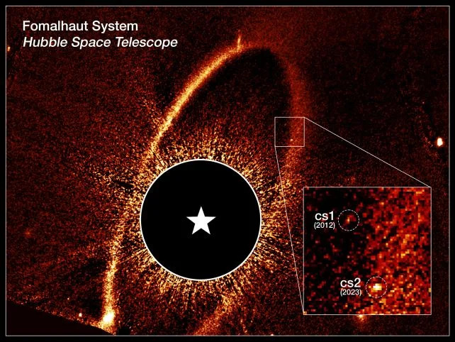 Hubble Captures Second Asteroid Smash-Up Around Nearby Star Fomalhaut - Image 1