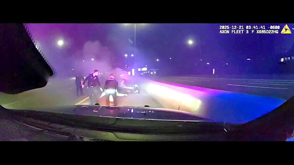 Dramatic I-88 Rescue: Oak Brook Officers Crawl Under Burning Overturned Car to Save Trapped Driver - Image 2