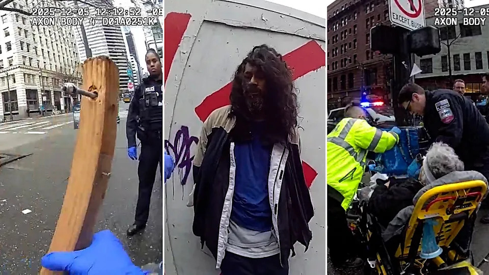 Surveillance Shows Alleged Repeat Offender Strike 75-Year-Old Outside Seattle Courthouse, Victim Expected To Lose Vision - Image 1