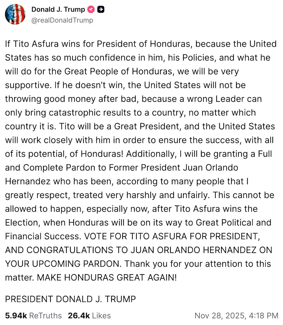 Susie Wiles and White House Caught Off Guard as Trump Rapidly Pardons Ex‑Honduran President - Image 2