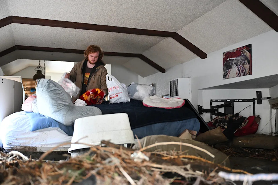 Photos: Christmas-Week Atmospheric Rivers Bury California Homes in Mud, Crack Highways