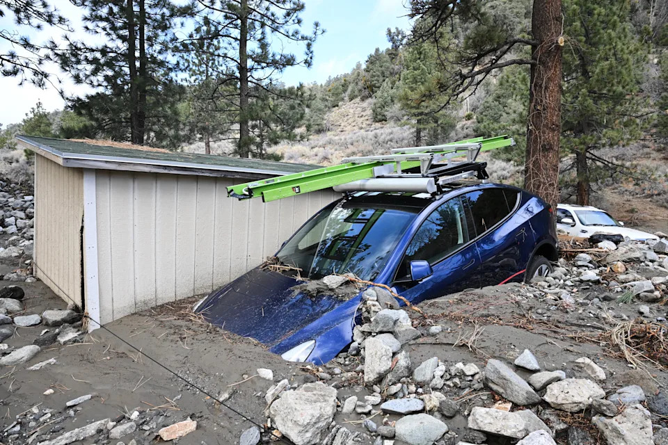 Photos: Christmas-Week Atmospheric Rivers Bury California Homes in Mud, Crack Highways