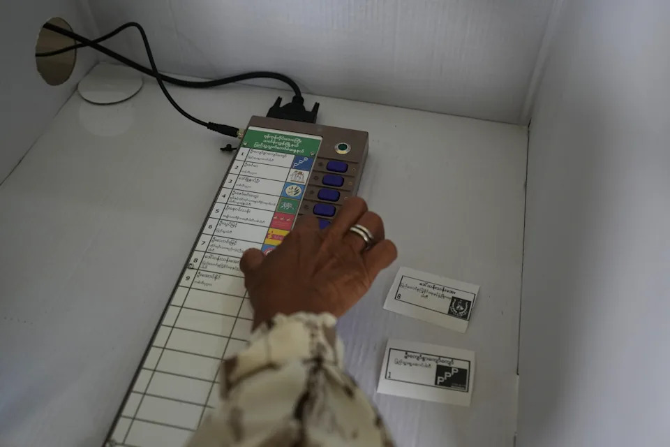 Inside Myanmar's Election Prep: Voting Machines Tested Ahead Of Weekend Vote
