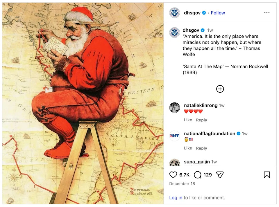 Norman Rockwell’s Family Says DHS Misused His Paintings to Promote 'Segregationist' Messaging