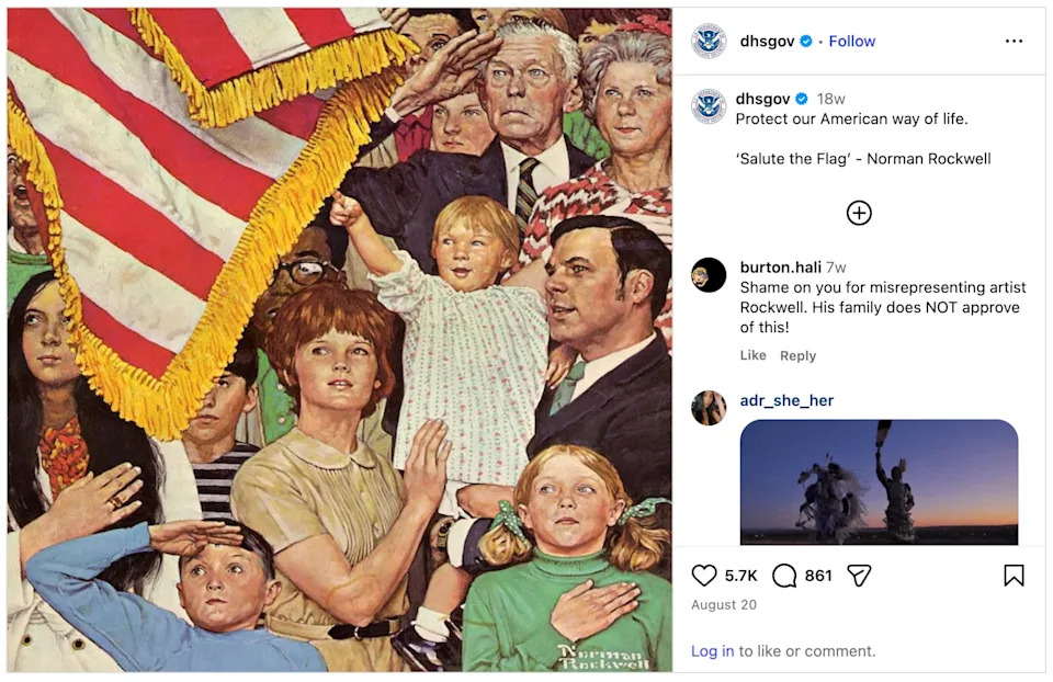 Norman Rockwell’s Family Says DHS Misused His Paintings to Promote 'Segregationist' Messaging