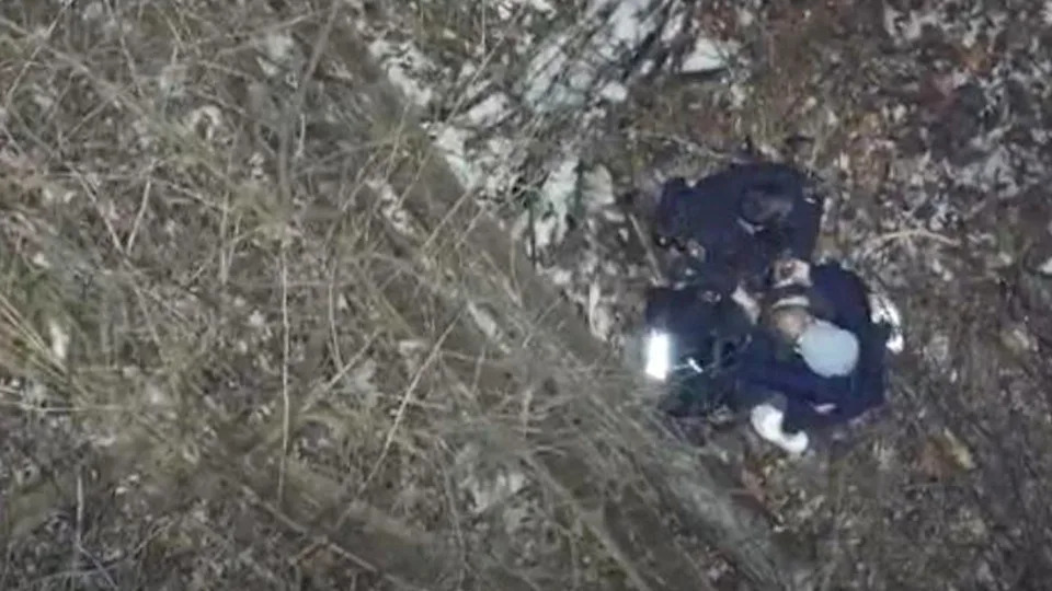 Thermal Drone Helps Police Rescue Missing Elderly Person From Bitter Cold Woods