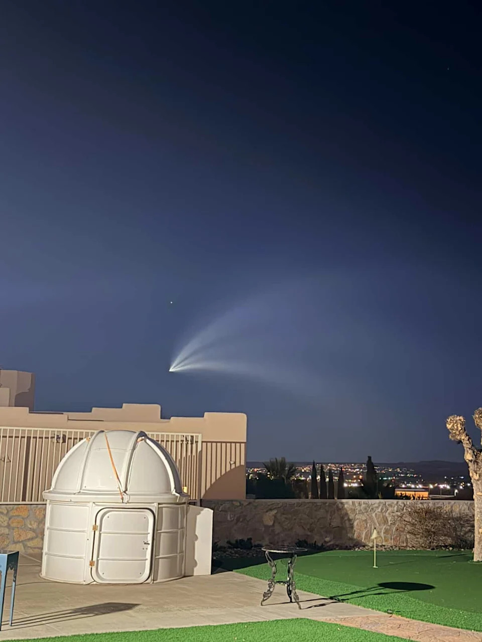 SpaceX Falcon 9 Lights Up Borderland Sky During Jan. 2 Vandenberg Launch
