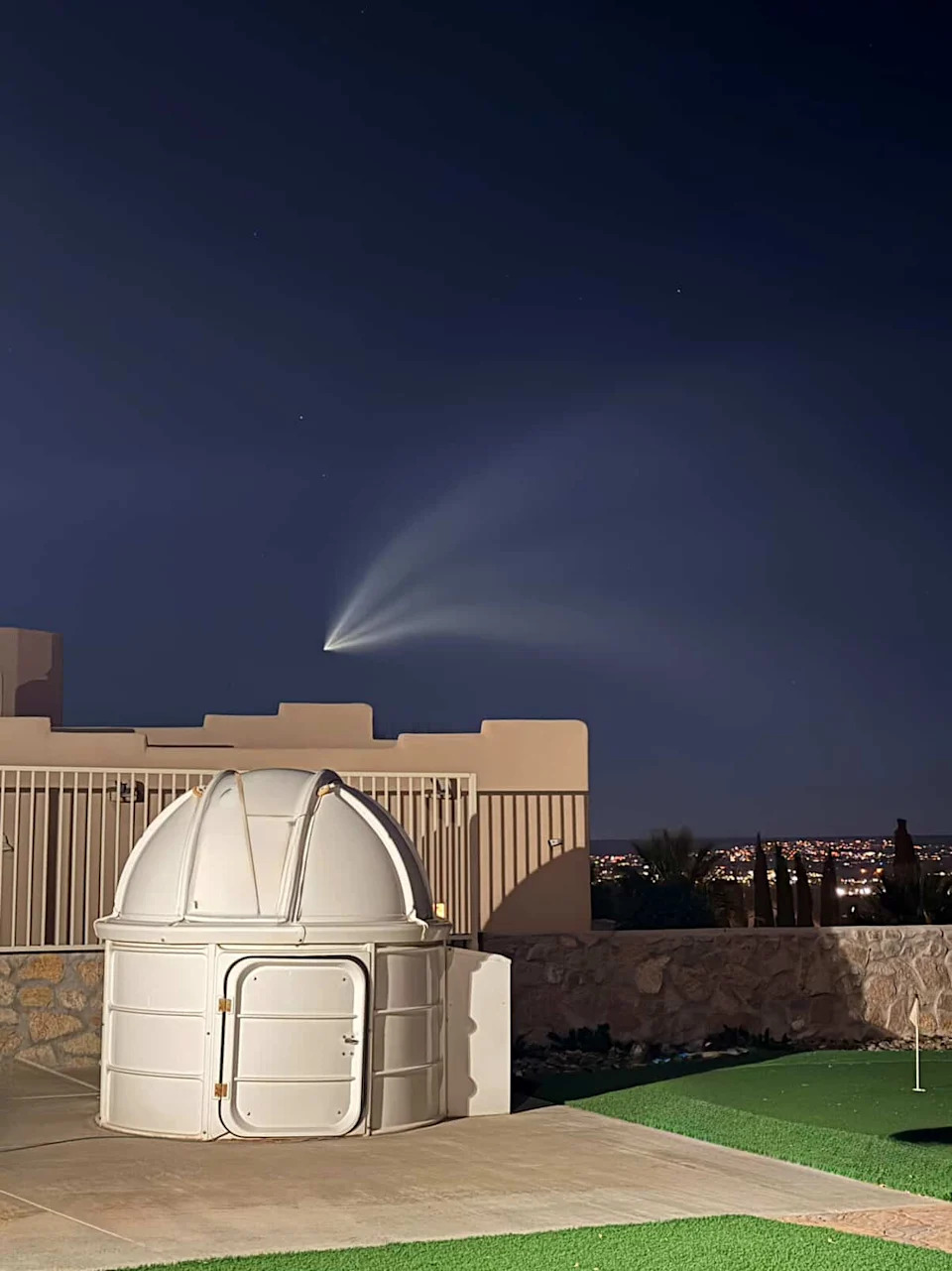 SpaceX Falcon 9 Lights Up Borderland Sky During Jan. 2 Vandenberg Launch