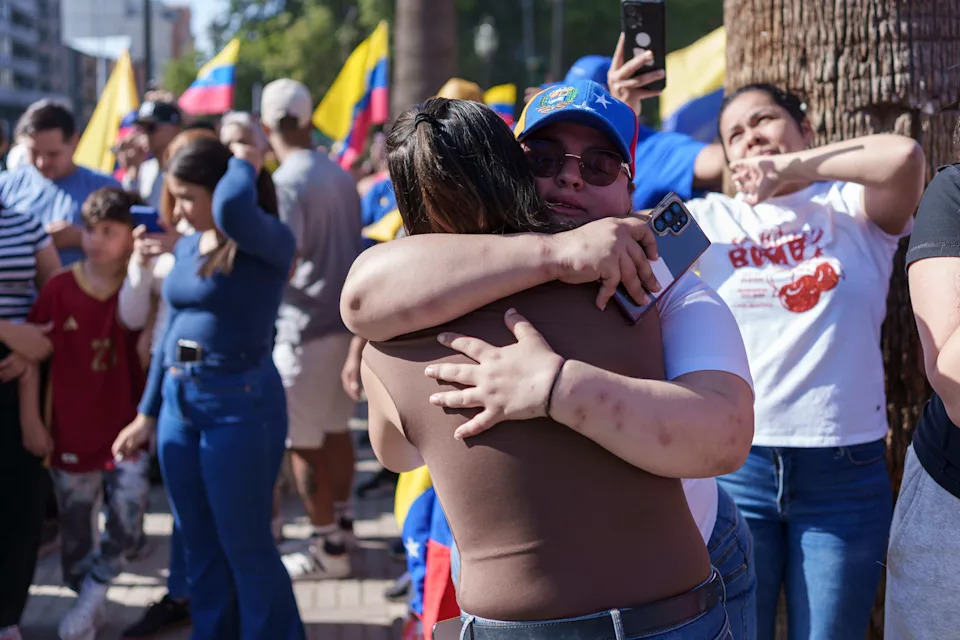 Venezuelan Exiles Celebrate After Reported U.S.-Backed Removal of Maduro, But Anxiety Persists