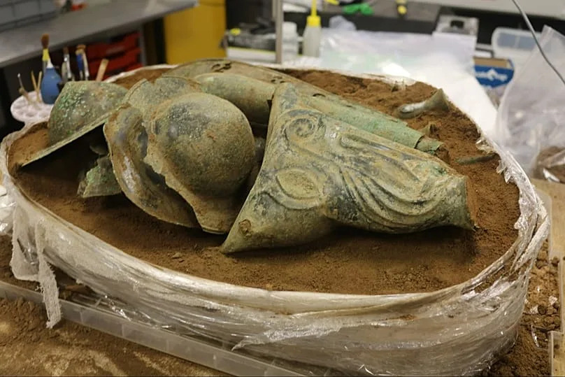 Rare Iron Age Carnyx and Hoard Unearthed in West Norfolk — Near‑Complete Battle Trumpet Found