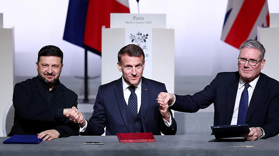 U.K. and France Sign Paris Declaration Backing Ukraine; U.S. To Lead Ceasefire Monitoring