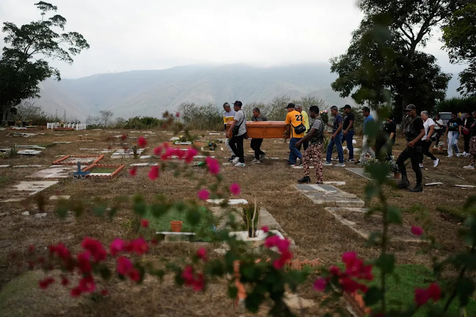 Venezuela Holds Military Funeral In Caracas For Soldiers Killed During U.S. Operation