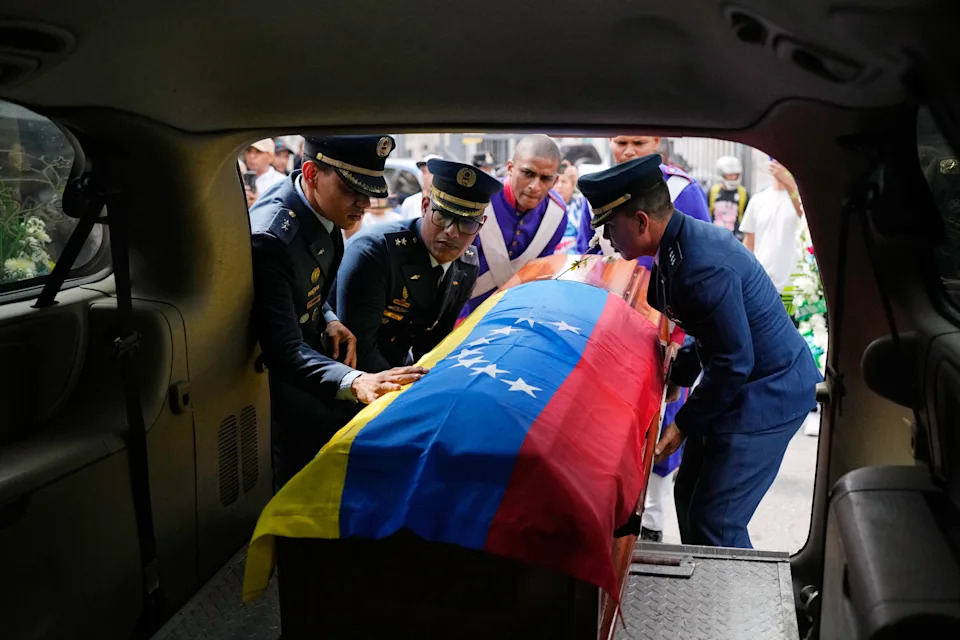 Venezuela Holds Military Funeral In Caracas For Soldiers Killed During U.S. Operation