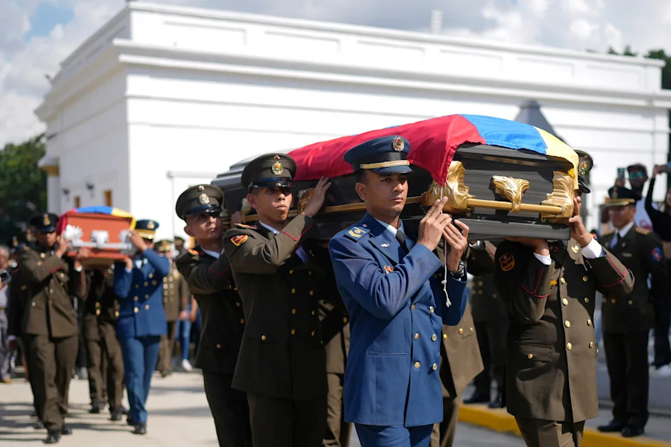 Venezuela Holds Military Funeral In Caracas For Soldiers Killed During U.S. Operation