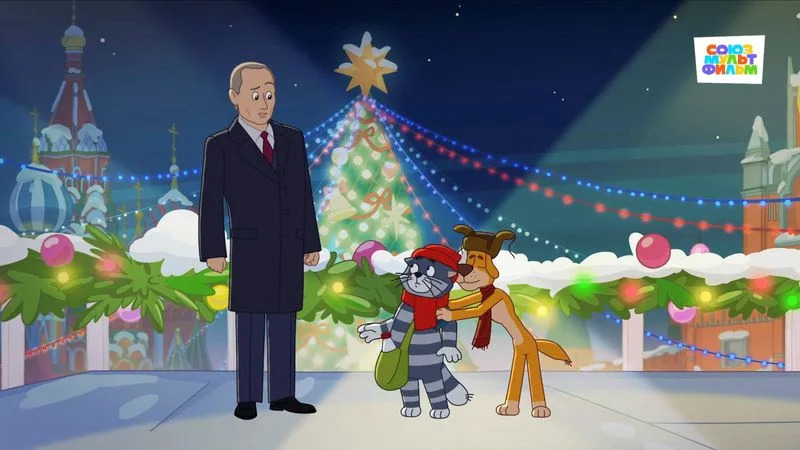 Putin Makes Surprise Cameo in Beloved Cartoon, Greets Russians With Talking Cat and Dog