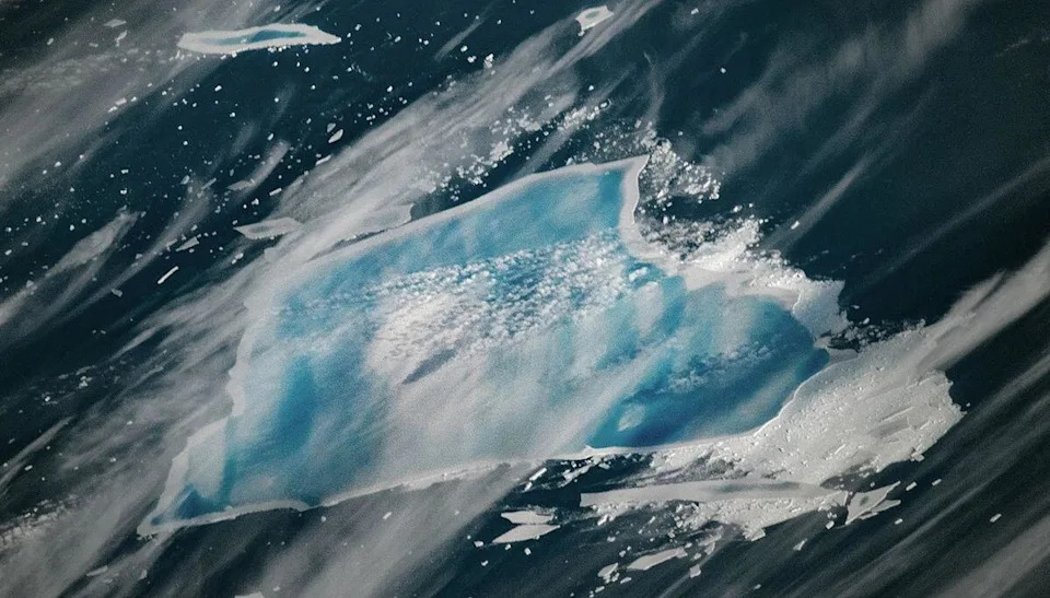 Iconic Iceberg A23a Turns Bright Blue and Is Poised To Break Apart, NASA Warns