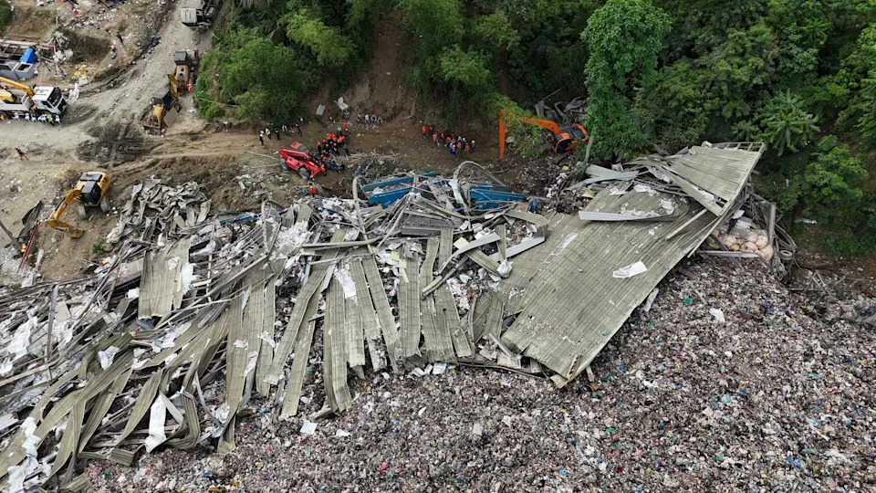 Signs Of Life Detected At Cebu Landfill After Garbage Avalanche Kills Four, Dozens Missing
