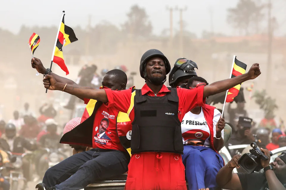 Bobi Wine Rallies Support in Mukuno Ahead of Uganda Presidential Vote — AP Photo Gallery