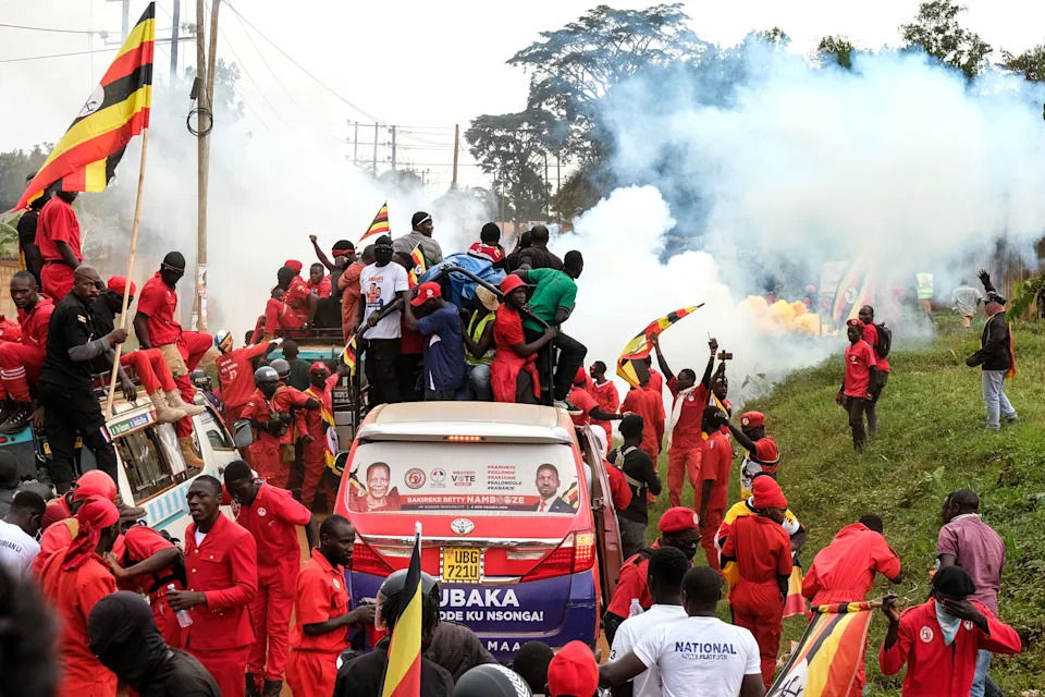 Bobi Wine Rallies Support in Mukuno Ahead of Uganda Presidential Vote — AP Photo Gallery