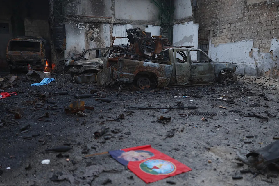 First Responders Enter Devastated Aleppo Neighborhood After Days Of Fierce Clashes