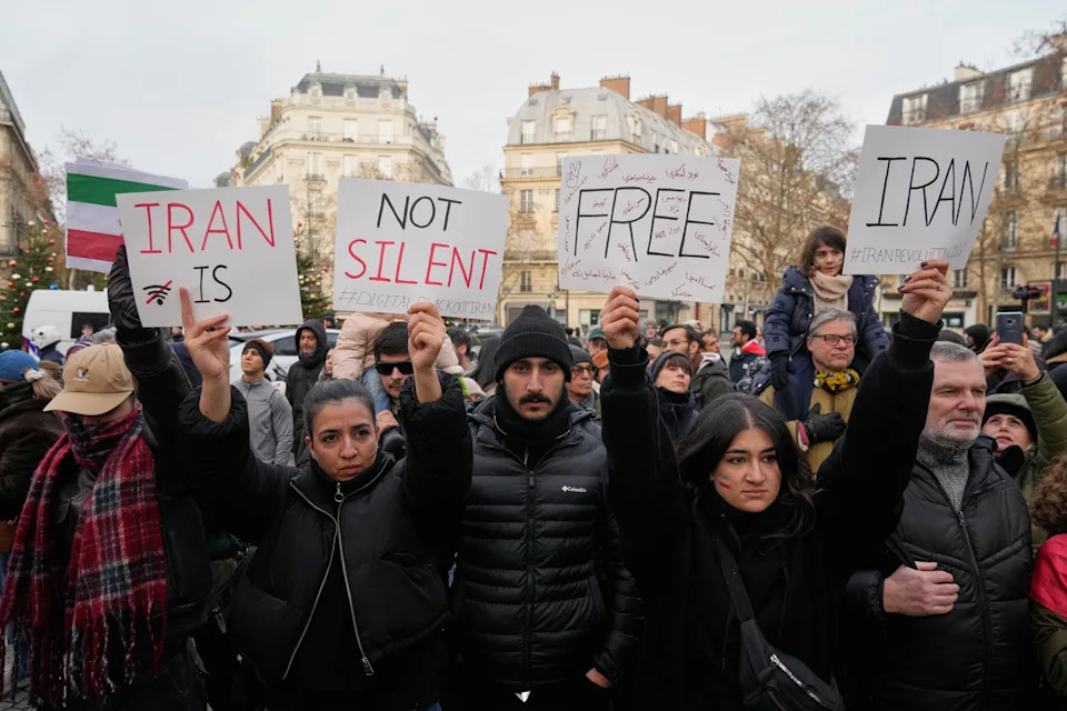 Global Solidarity: Striking Photos From Weekend Rallies Supporting Iran Protests