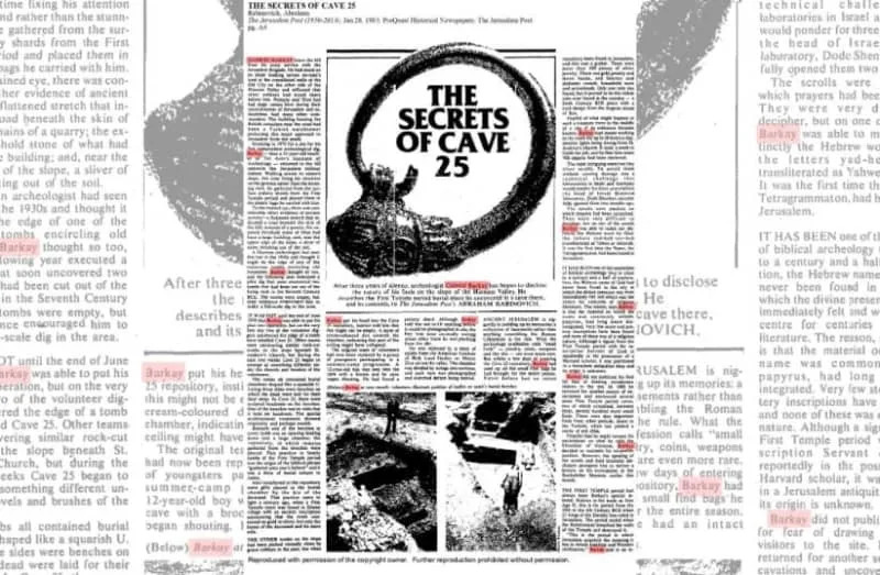 Gabriel (Gabi) Barkay, Pioneering Israeli Archaeologist Behind Ketef Hinnom Finds and Temple Mount Sifting Project, Dies at 81