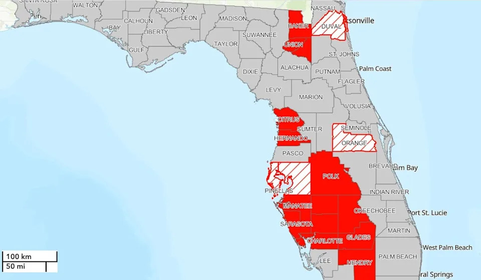 Florida Faces Widespread Drought: 14.9 Million Residents Affected, Burn Bans Expand
