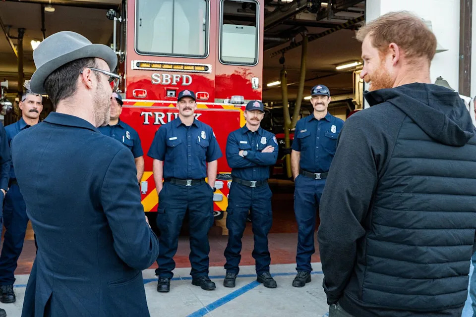 Prince Harry Opens 2026 With Behind-the-Scenes Visit to California Wildfire Responders