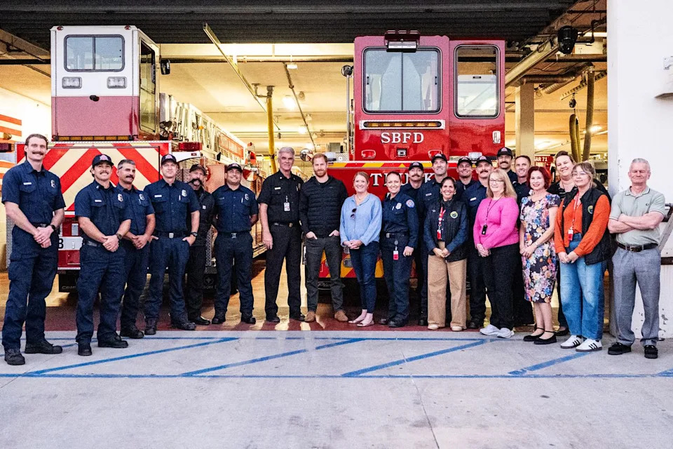 Prince Harry Opens 2026 With Behind-the-Scenes Visit to California Wildfire Responders