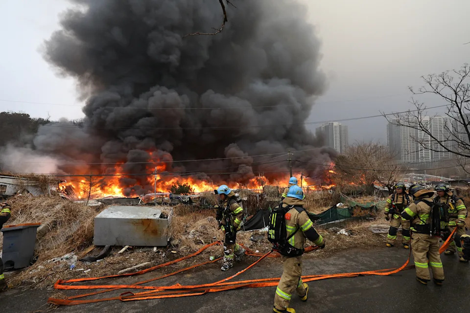 Blaze Tears Through Guryong Village, Seoul's Last Shanty Town — Dozens Displaced