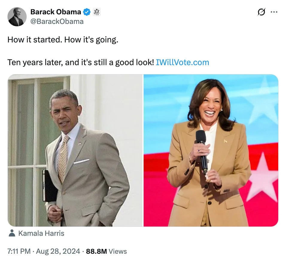 Newsom Trolls Leavitt With Obama 'Tan Suit' Throwback: “Who Wore It Better?”