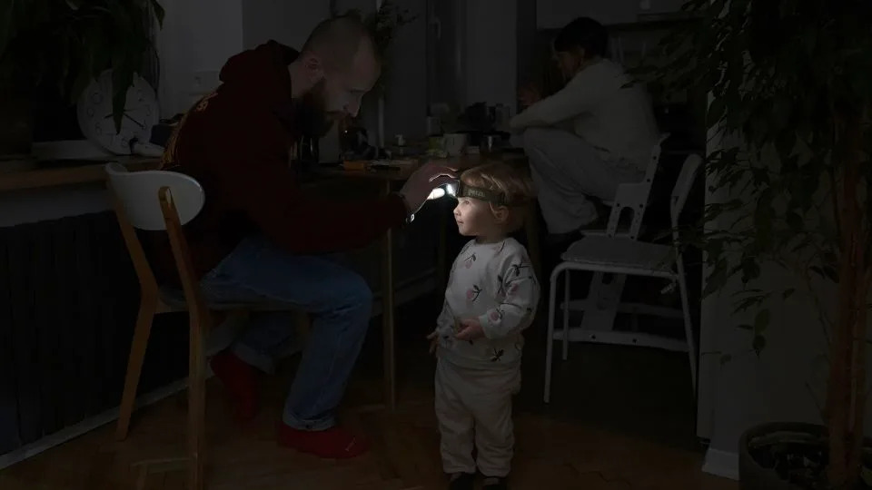 Bonfires, Dancing and Pets: How Ukrainians Are Keeping Warm After Attacks on the Power Grid