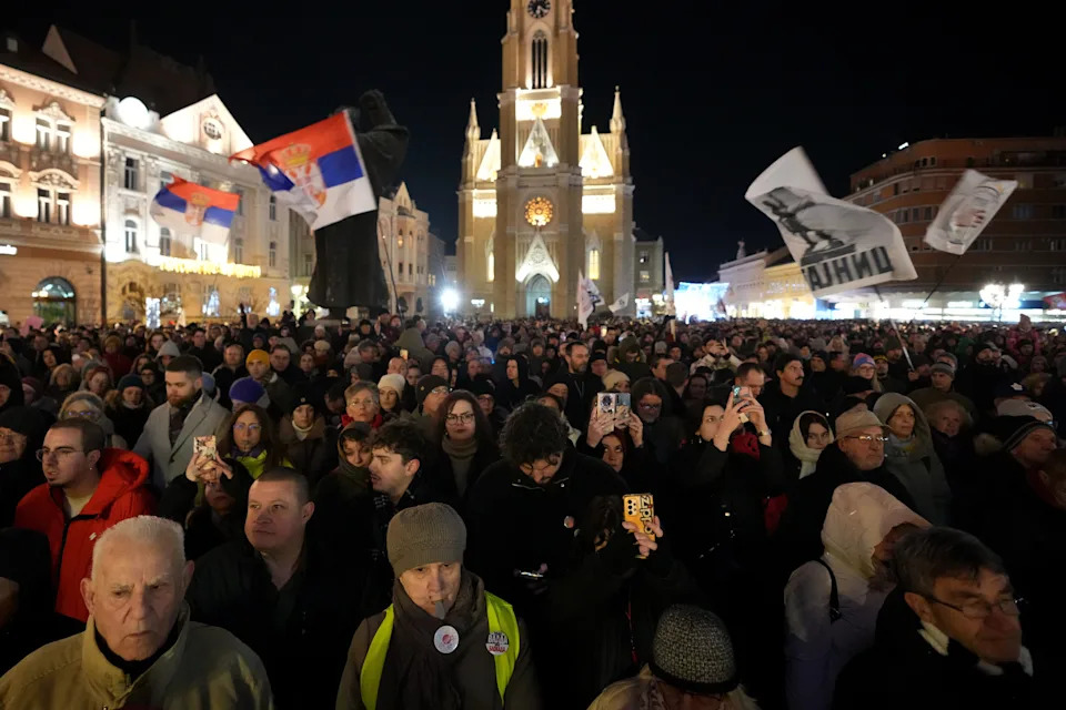 Thousands Rally in Novi Sad as Students Launch New Phase of Anti-Corruption Protests
