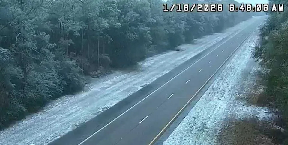 Rare Snow Dusts Florida Panhandle: Flurries Reported in DeFuniak Springs, Ponce de Leon and Walton County
