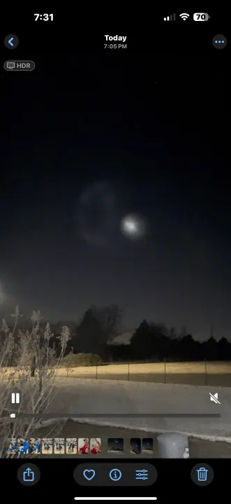 Mysterious Glow Over Central Texas Identified as SpaceX Falcon 9 Starlink Launch