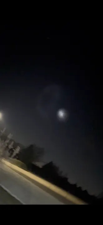 Mysterious Glow Over Central Texas Identified as SpaceX Falcon 9 Starlink Launch