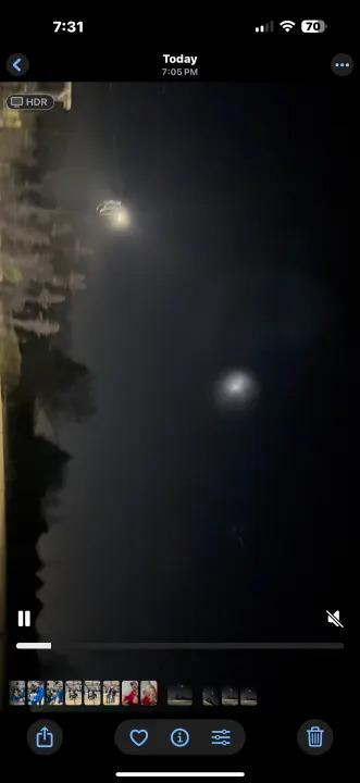 Mysterious Glow Over Central Texas Identified as SpaceX Falcon 9 Starlink Launch