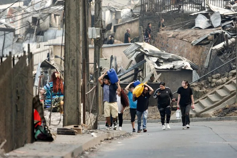 Chile Wildfires Kill 19 As Extreme Heat and High Winds Fuel Dozens of Blazes