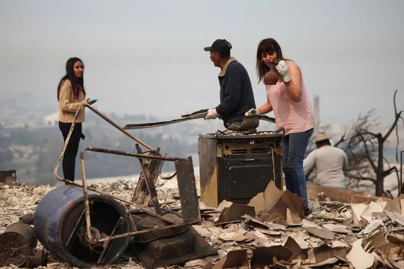 Chile Wildfires Kill 19 As Extreme Heat and High Winds Fuel Dozens of Blazes