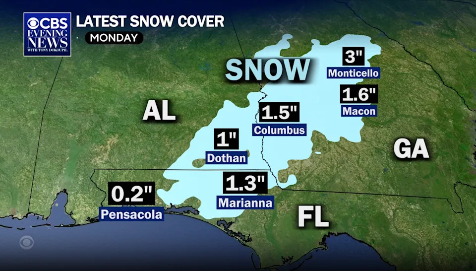 Arctic Blast Sparks 100+ Vehicle Pileup Near Grand Rapids; Snow Reaches Florida