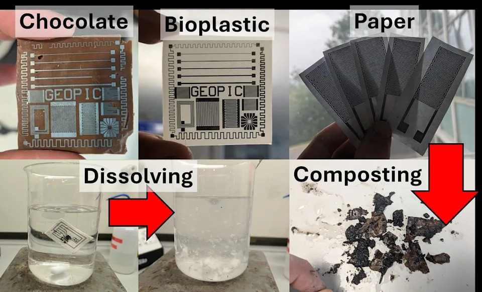 Biodegradable Circuit Boards — Even Made From Chocolate — Could Slash E‑Waste