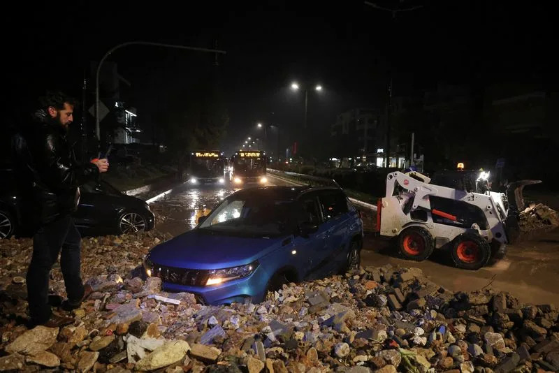 Two Killed As Torrential Rains Batter Greece