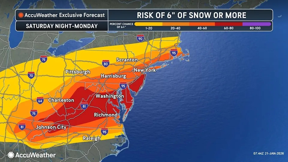 Major Winter Storm To Slam South And Northeast This Weekend — Heavy Snow, Ice And Widespread Outages Expected